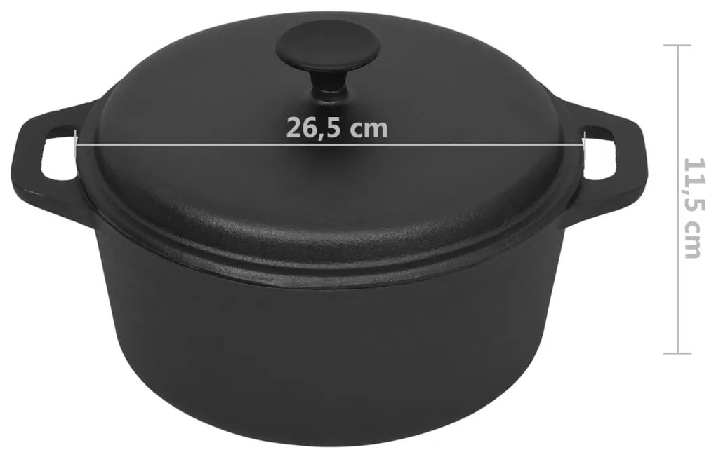 Panela Ø26,5 cm ferro fundido