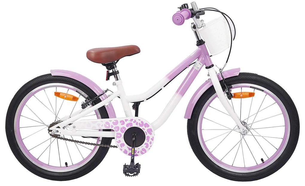 vidaXL Bicicleta Infantil 20 Polegadas para 6-11 Anos Roxo