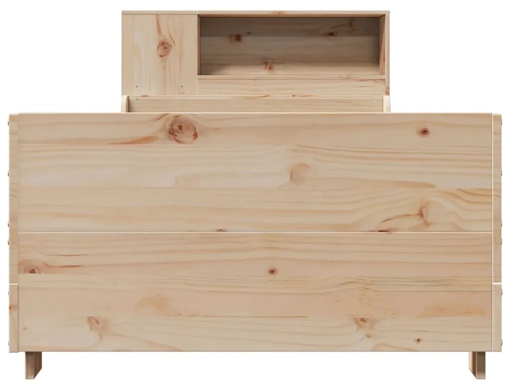 Cama sem colchão 75x190 cm madeira de pinho maciça