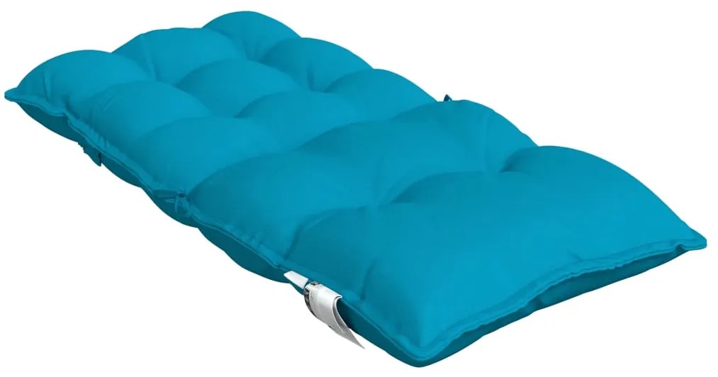 Almofadões cadeira encosto baixo 6 pcs tecido oxford azul-claro