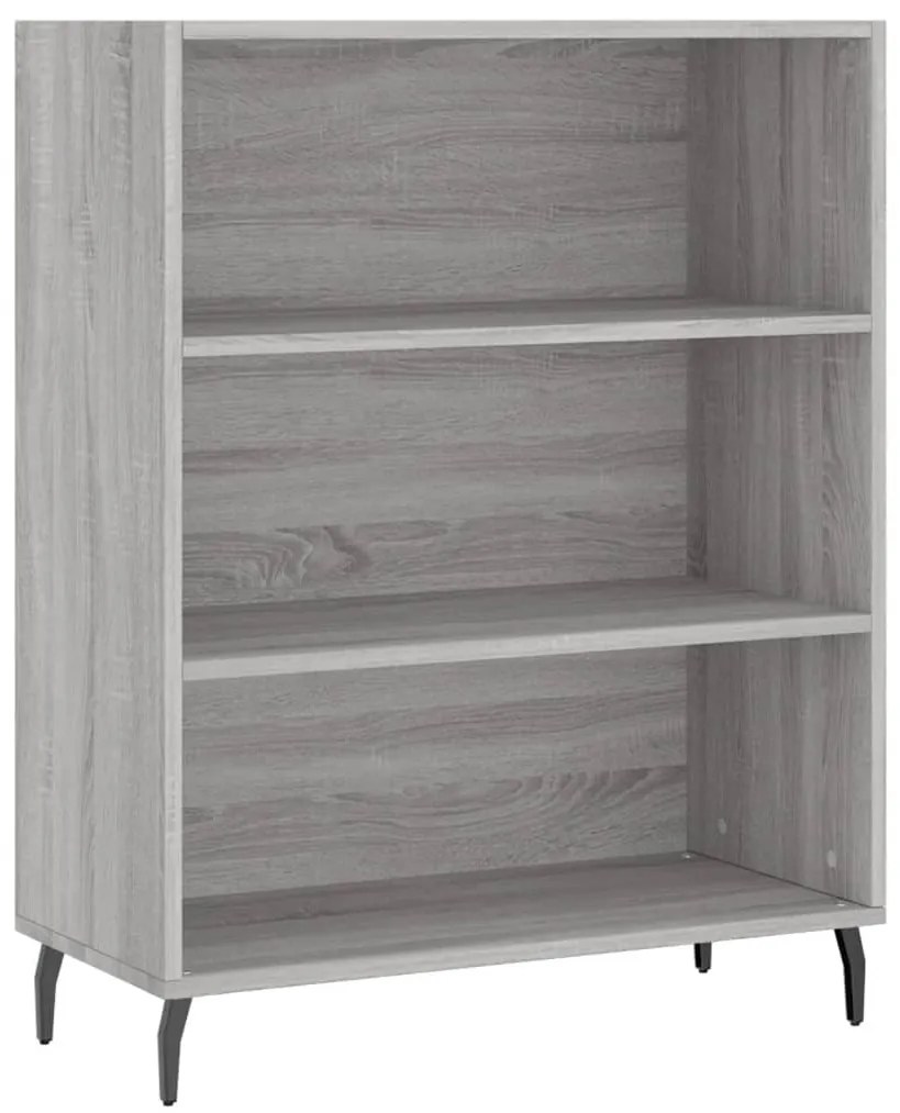 Armário alto 69,5x34x180 cm derivados de madeira sonoma cinza