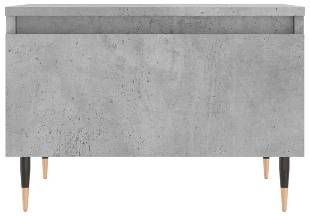 Mesas de centro 2 pcs 50x46x35 cm deriv. madeira cinza-cimento