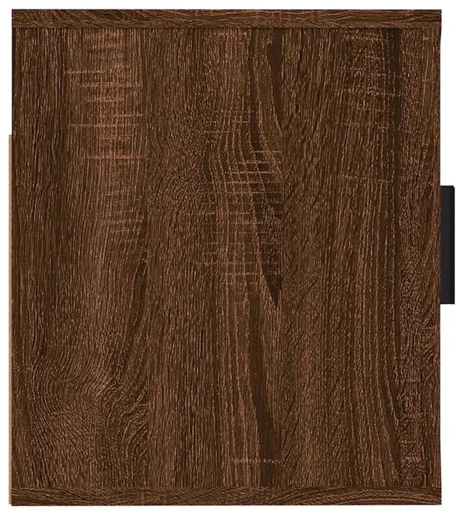 Móvel de TV para parede 57x34,5x40 cm carvalho castanho