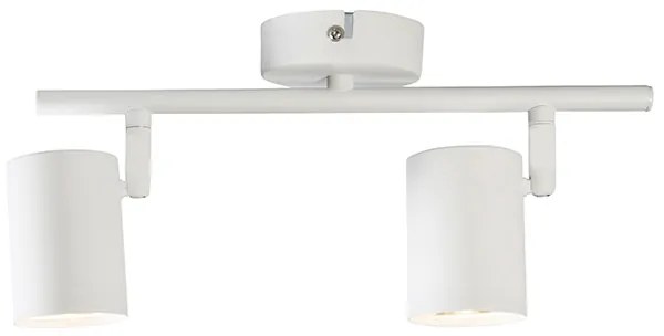 Projetores modernos brancos inclináveis 2 luzes - Jeana 2 Moderno