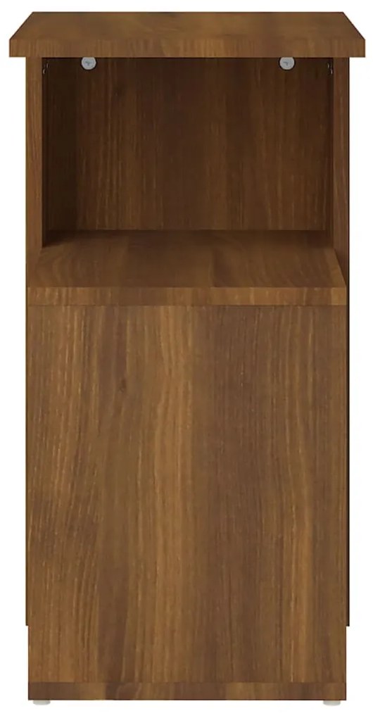 Mesa apoio 36x30x56cm madeira processada cor carvalho castanho