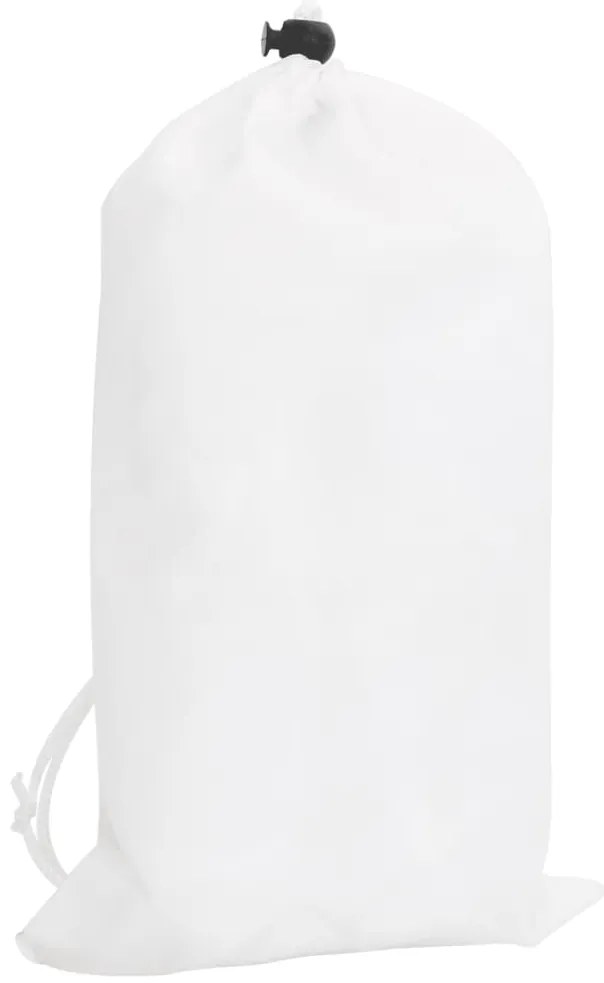 Rede de camuflagem com saco de arrumação 519x142 cm branco