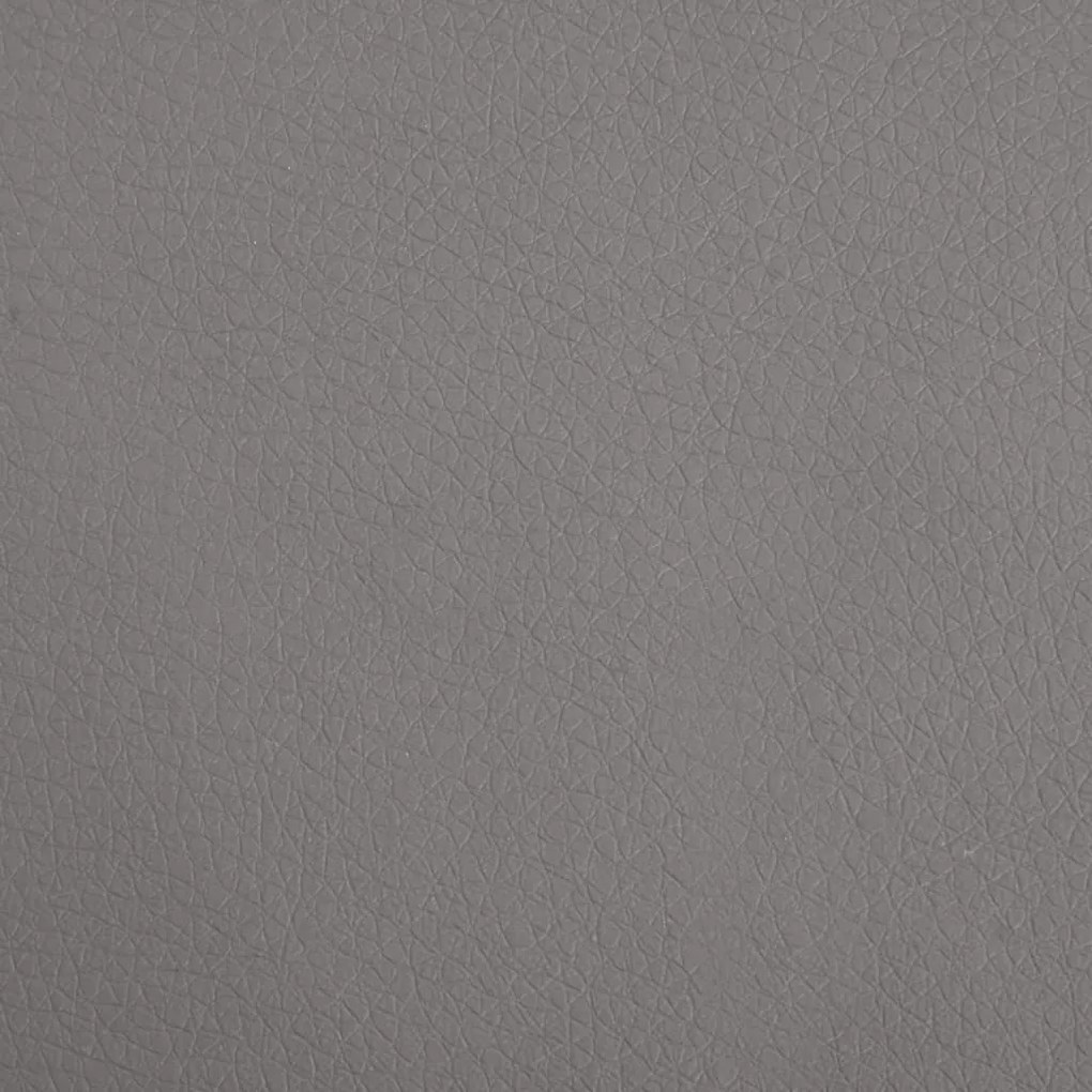 Sofá infantil 90x53x30 cm couro artificial cinzento