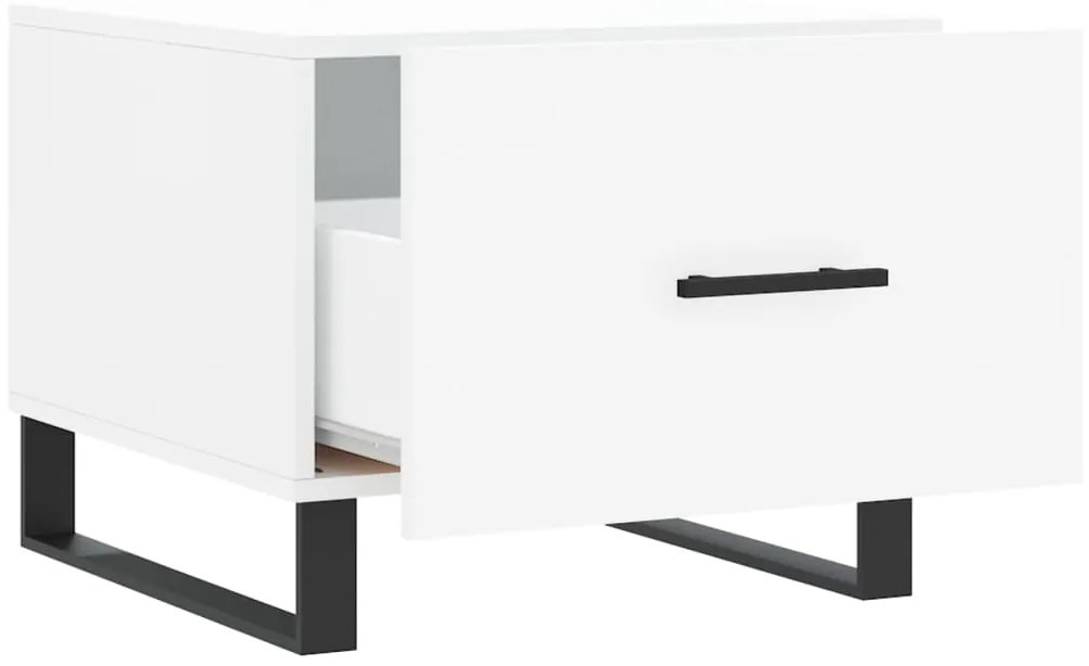 Mesa de centro 50x50x40 cm derivados de madeira branco
