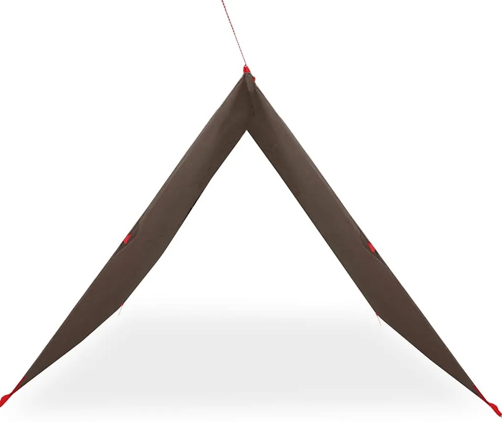 Lona de campismo 451x420 cm impermeável castanho