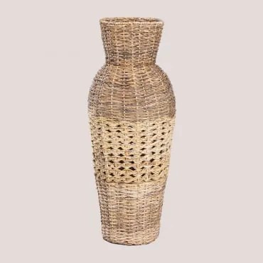 Jarro Decorativo Em Rattan Suardi Natural - Sklum