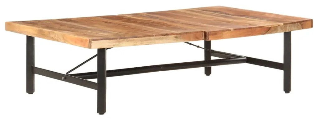 Mesa de centro 142x90x42 cm madeira de acácia maciça
