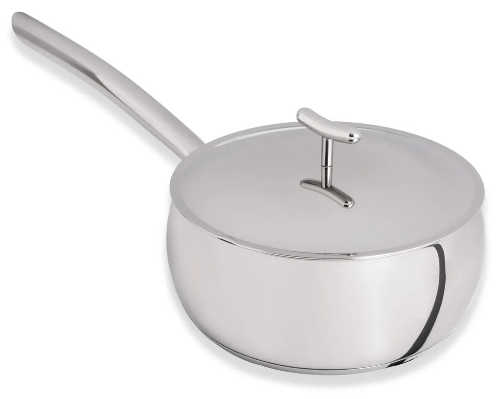 Caçarola Inox Yumi com Cabo 1600ml 16cm