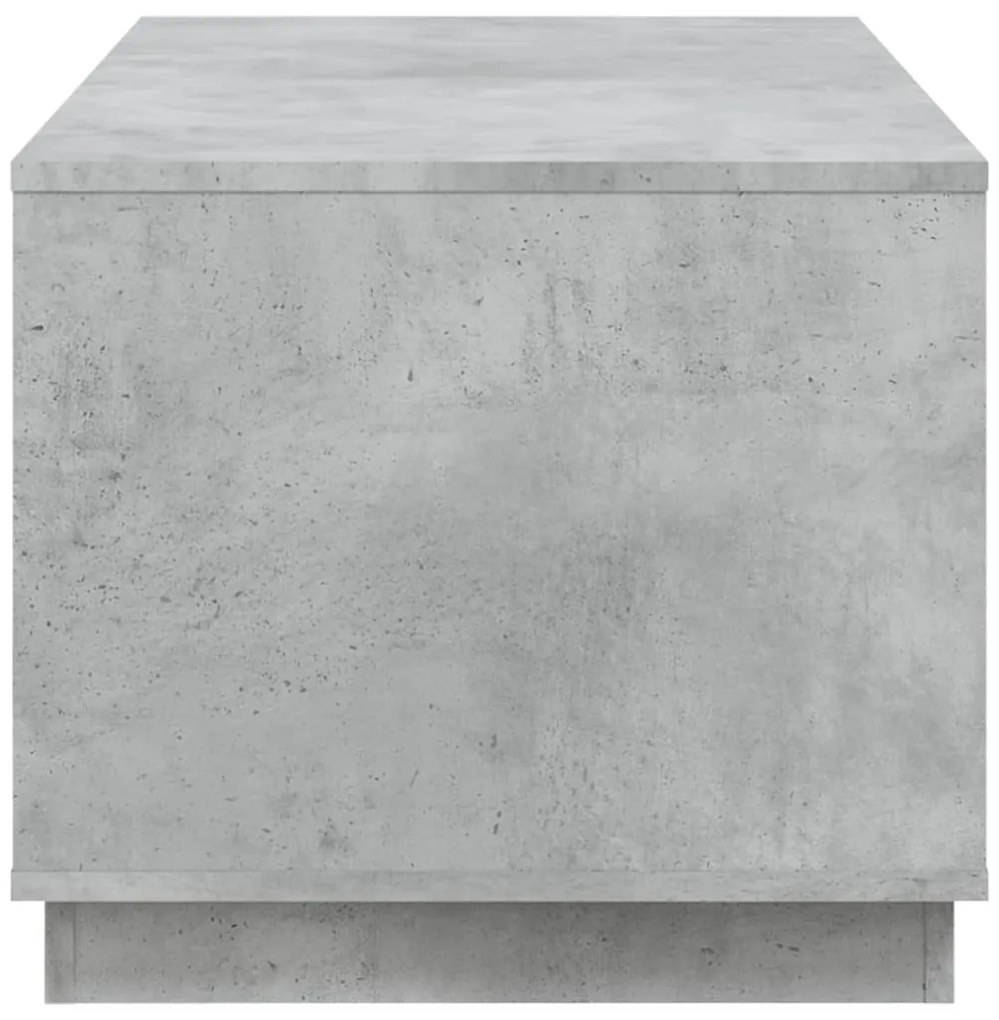 Mesa de centro 102x50x44 cm derivados de madeira cinza cimento