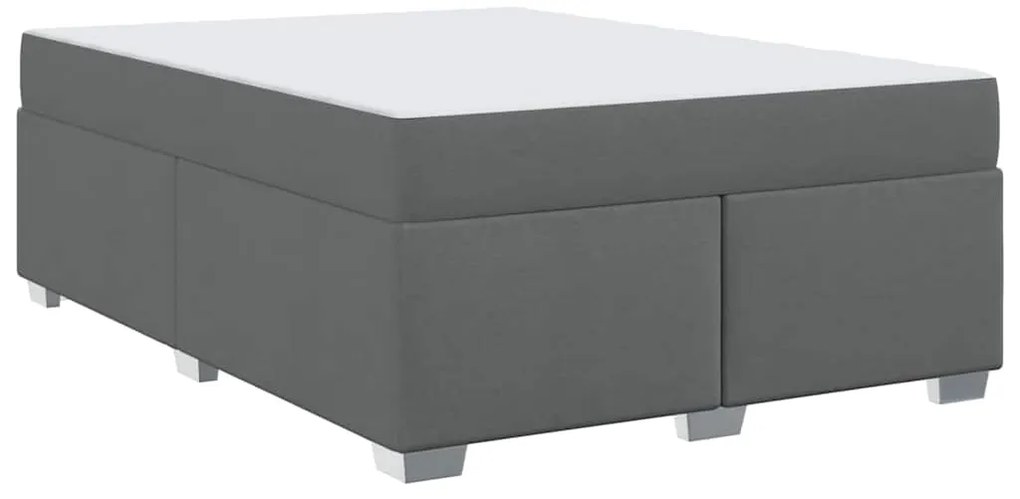 Estrutura da Cama Outros Cinzento escuro 160 x 200 cm tecido