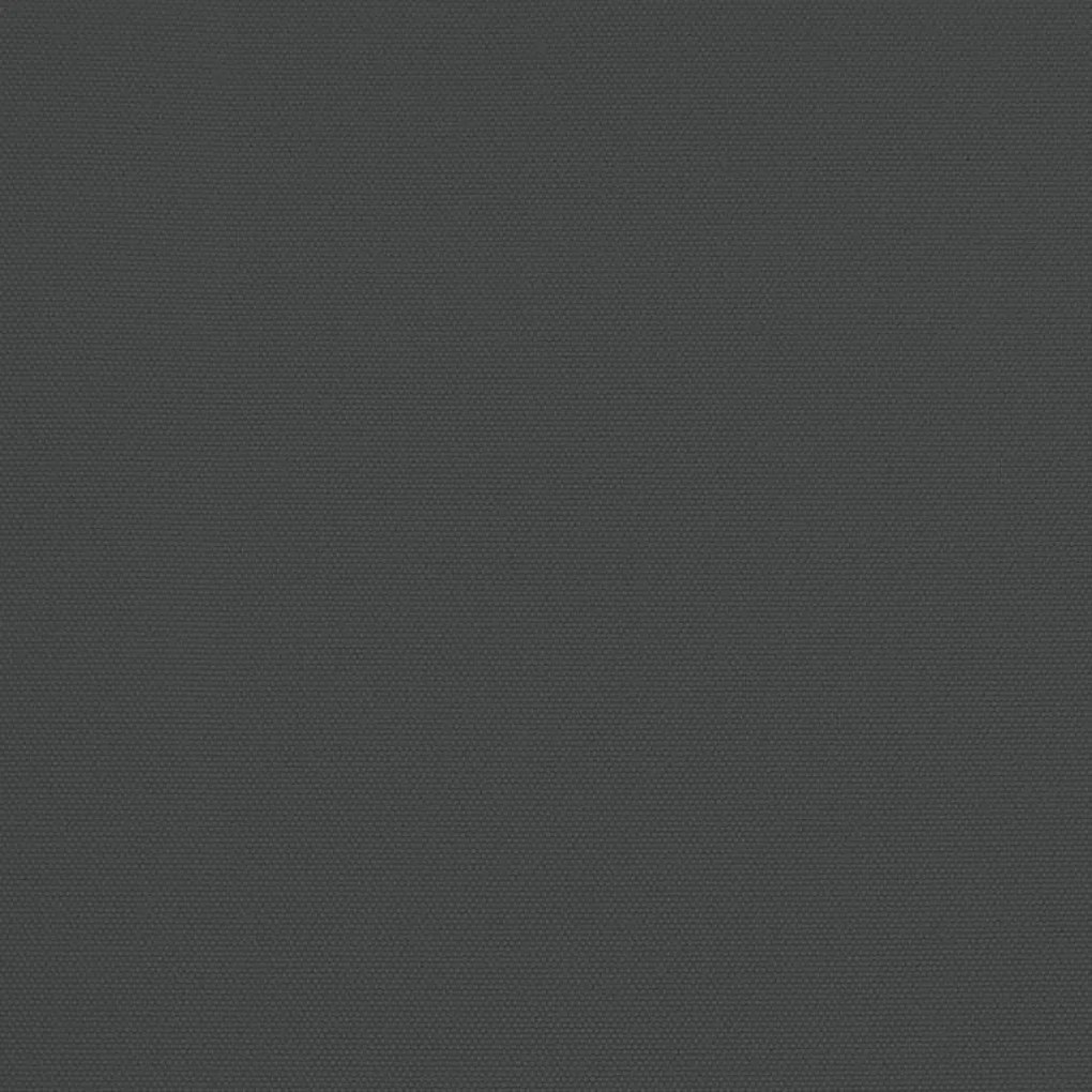 Guarda-sol jardim c/ cabeça dupla/luzes LED 316x240cm antracite
