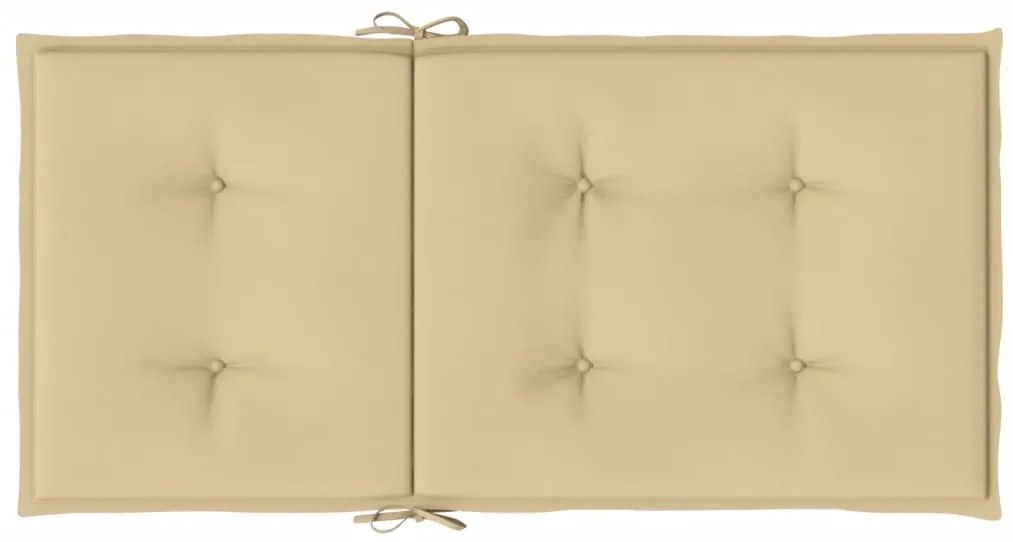 Almofadões lombares p/ cadeiras 4pcs 100x50x4cm mesclado tecido