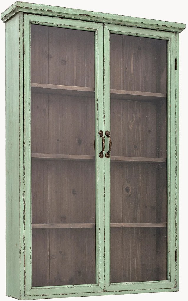 Vitrine de madeira Hazem