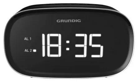 Rádio Despertador Grundig SCN-340 LED USB 2.0 2W - Preto
