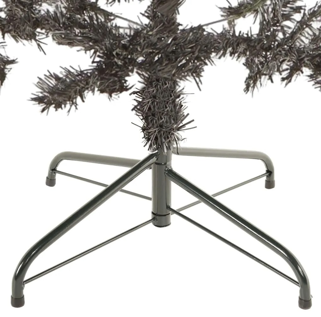 Árvore de Natal fina 210 cm preto