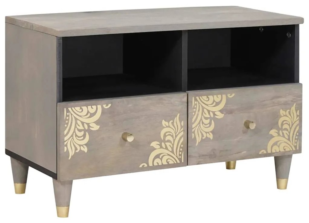 vidaXL Gabinete para TV com gaveta Cinzeto 70 x 33 x 46 cm