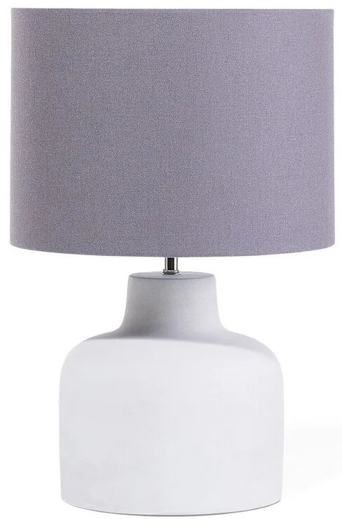 Candeeiro de mesa cinzento BHIMA Beliani