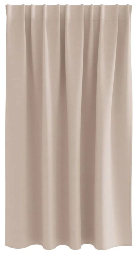 Cortinas 2 pcs Cinzento-acastanhado 140 x 140 cm Poliéster