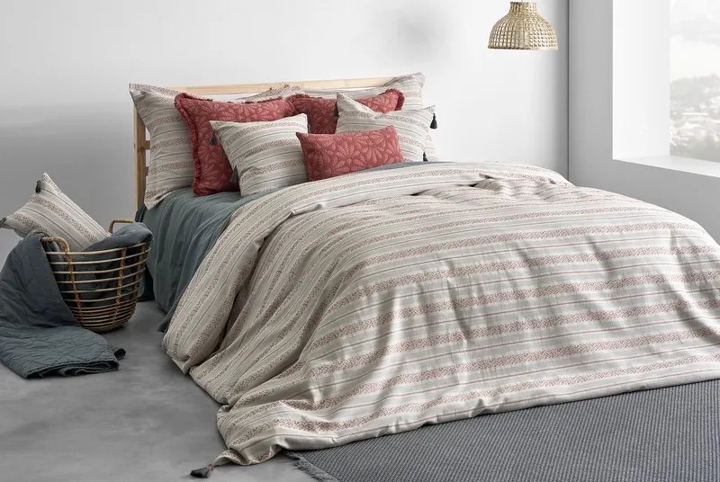 JOGO SACO EDREDÃO - EGON: Para cama 150/160cm - 1 saco edredão 240 x 220 cm + 2 fronhas almofada 50x70 cm