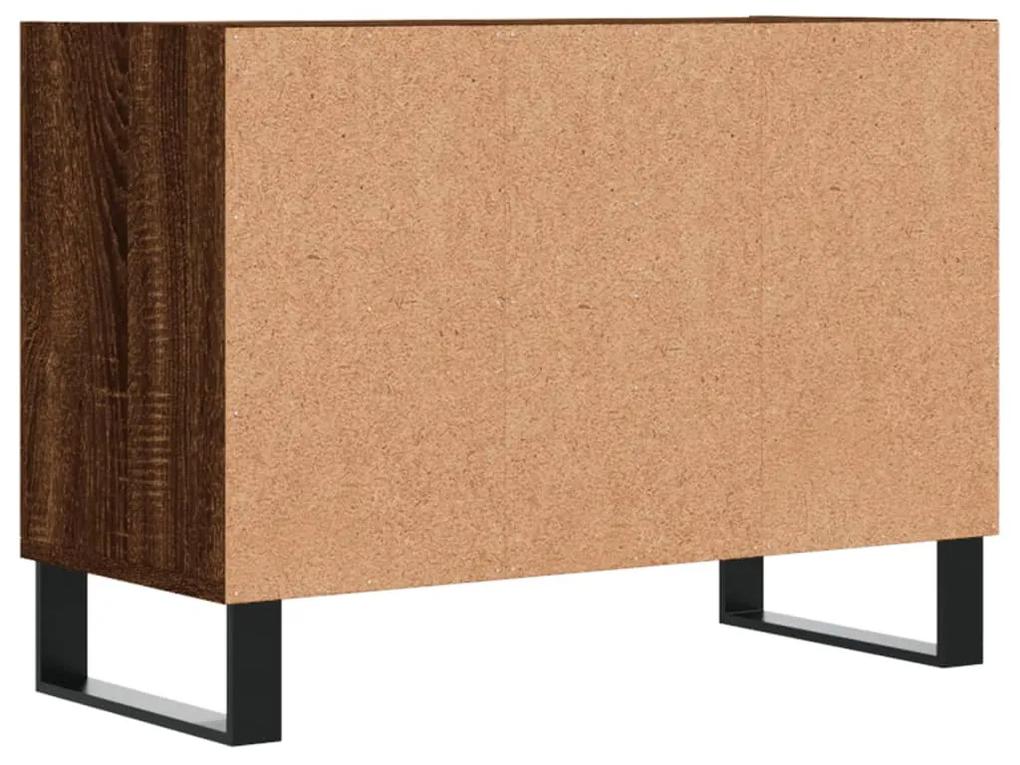 Móvel de TV 69,5x30x50cm derivados de madeira carvalho castanho