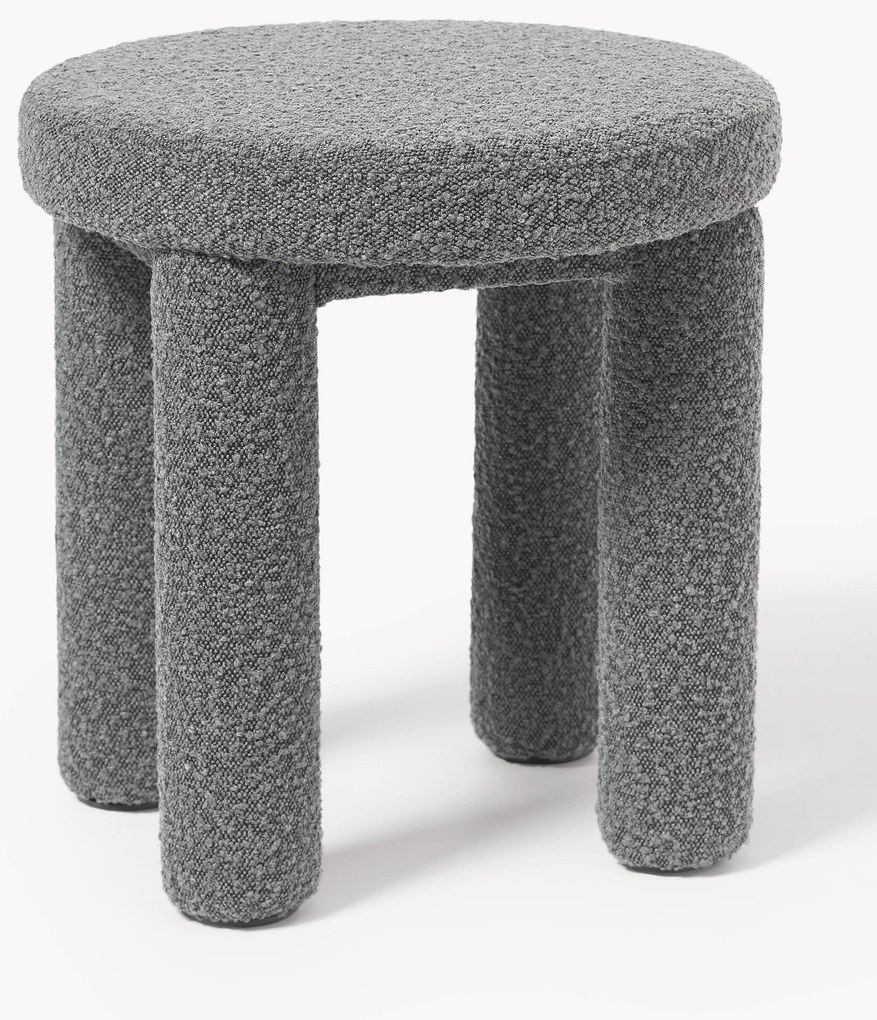 Westwing I Crosby Studios, Pufe em bouclé Tabouret