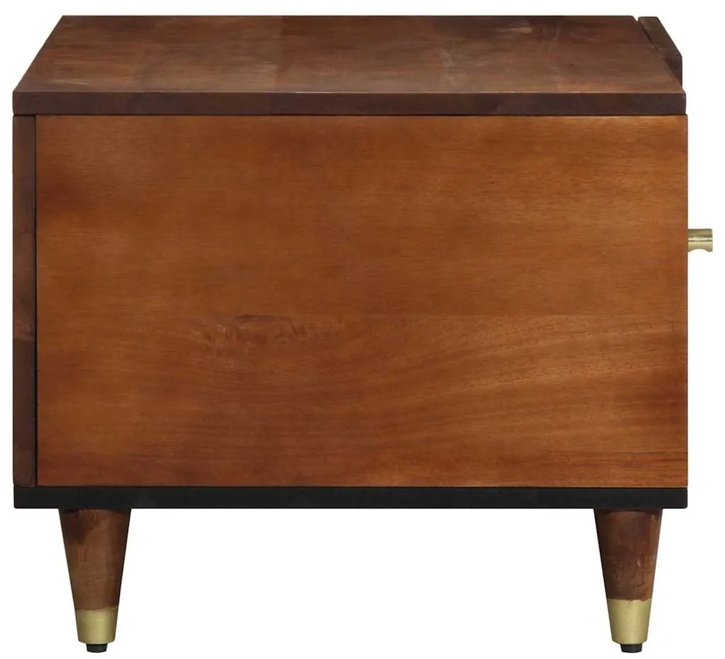 Mesa de Centro 80x50x40 cm Madeira Sólida de Mangueira