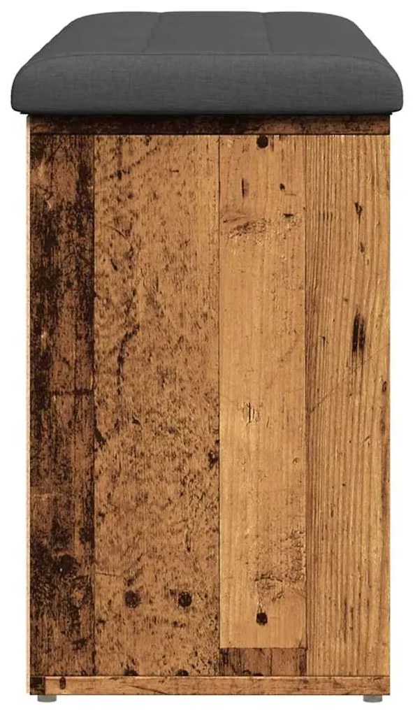 Banco sapateira 102x32x50 cm derivados de madeira madeira velha