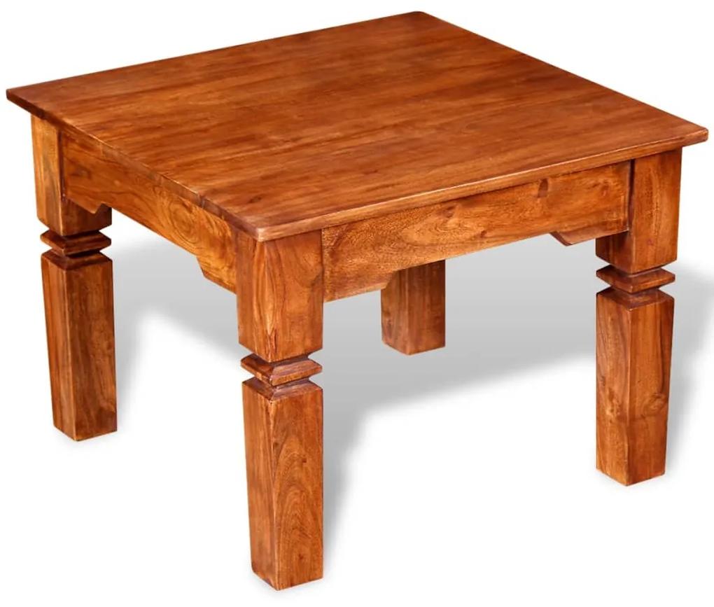 Mesa de centro madeira maciça 60x60x45 cm