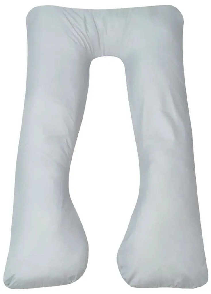 Almofada de gravidez 90 x 145 cm cinzento