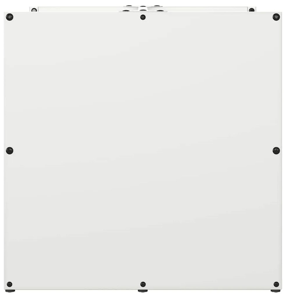 Suporte para lenha 40x40x40 cm aço laminado a frio branco