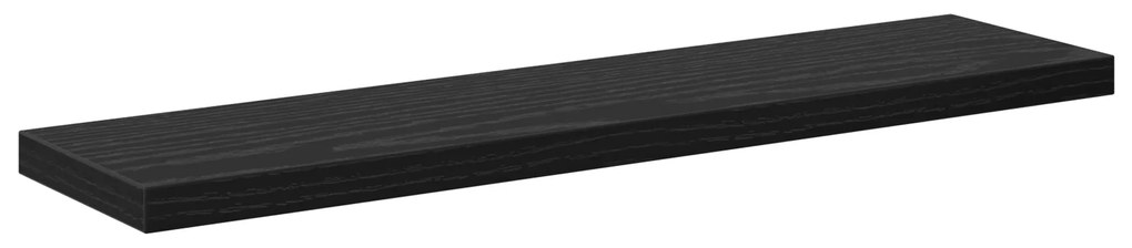 Prateleiras de Parede Carvalho Preto MDF 40 x 10 x 1.5 cm
