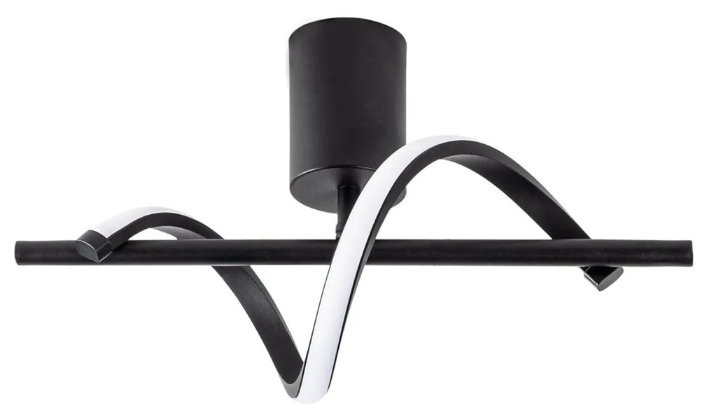 Candeeiro de Teto Likma – Preto – 41x16x25 cm