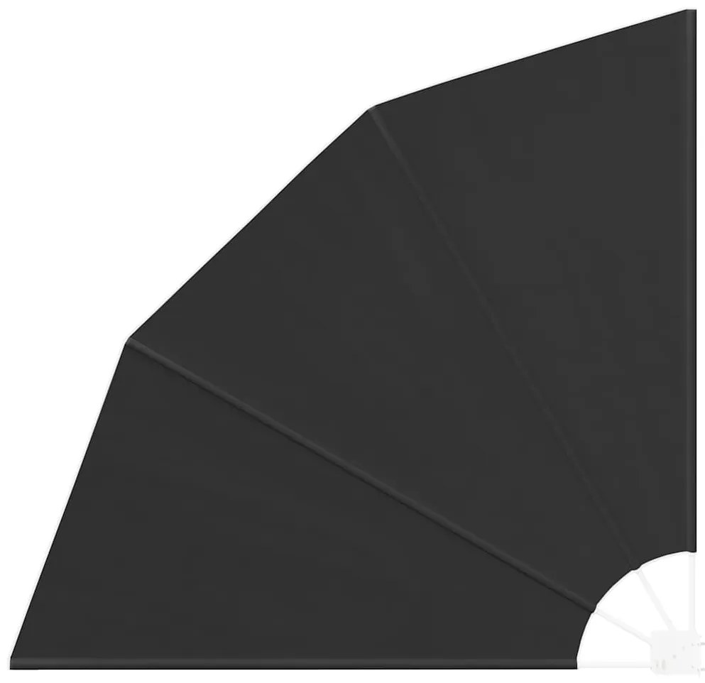 vidaXL Tela de Privacidade para Varanda Antracite 160 x 160 cm