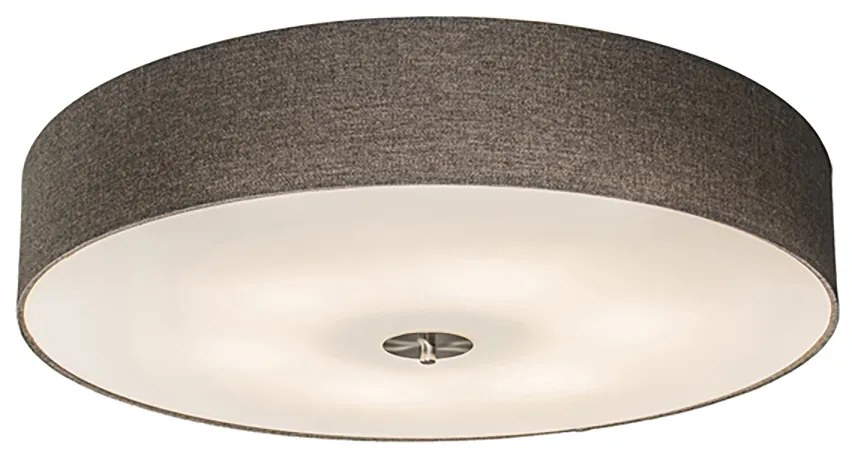 LED Candeeiro de teto inteligente bege 70 cm incl. 6 lâmpadas WiFi A60 - Drum Jute Moderno,Country / Rústico