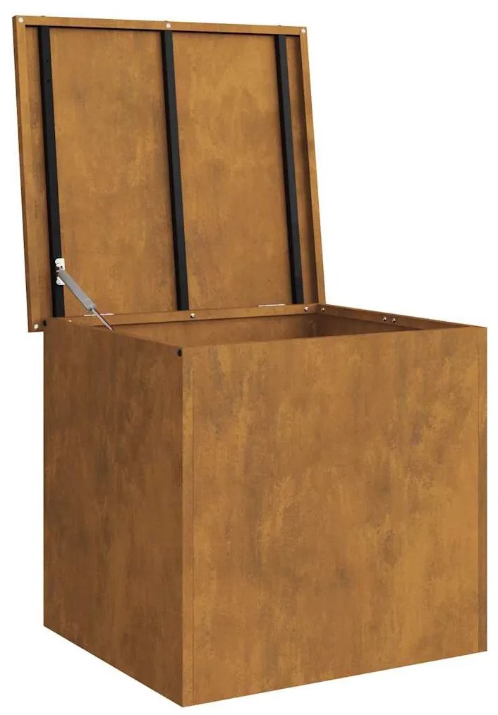 Caixa de Armazenamento Externa Castanho 55 x 50.5 x 50 cm