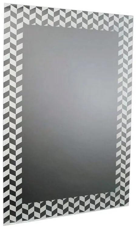 Espelho de parede Branco Cristal (1 x 90 x 60 cm)