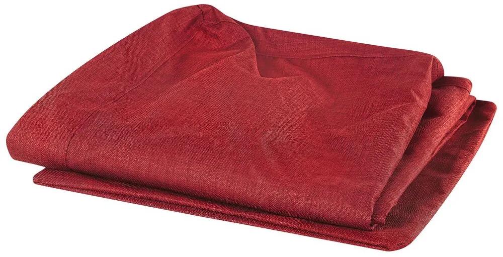Capa de sofá 3 lugares vermelha GILJA Beliani