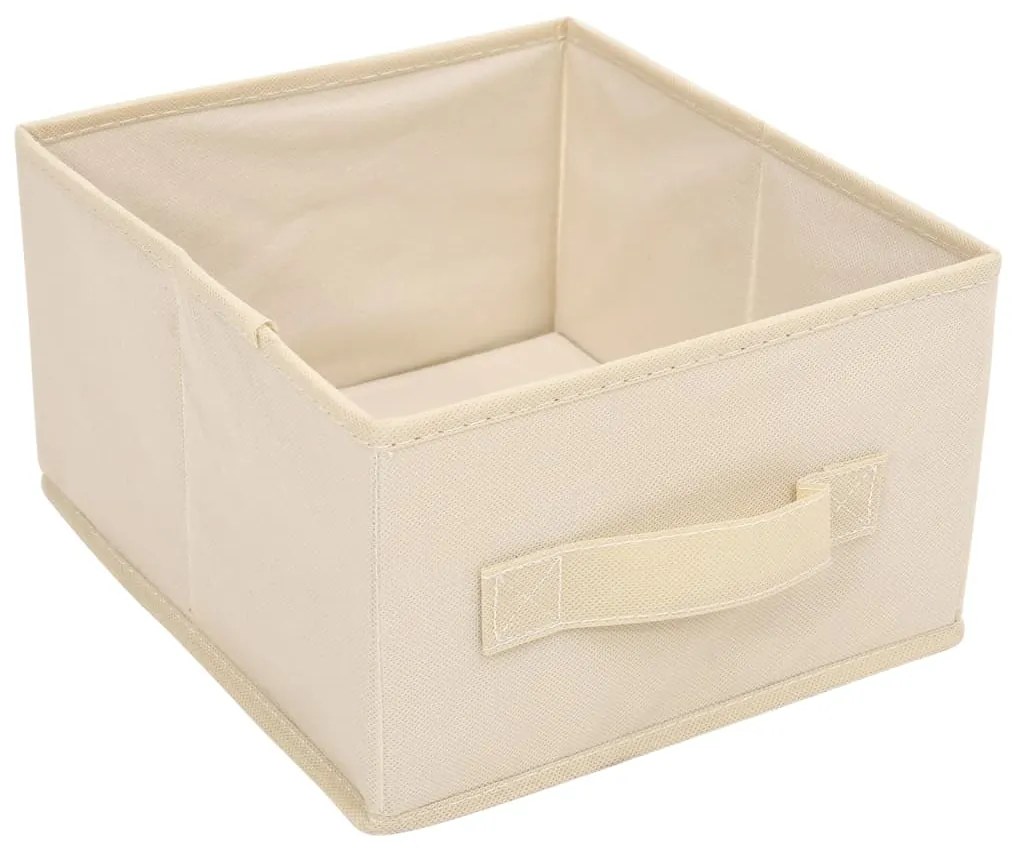 Armário de arrumação com 6 gavetas 55x29x55 cm aço cor creme