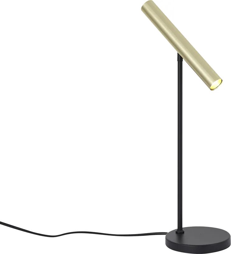 Candeeiro de Mesa Moderno Dourado Incl. LED com Dimmer de Toque - Neva