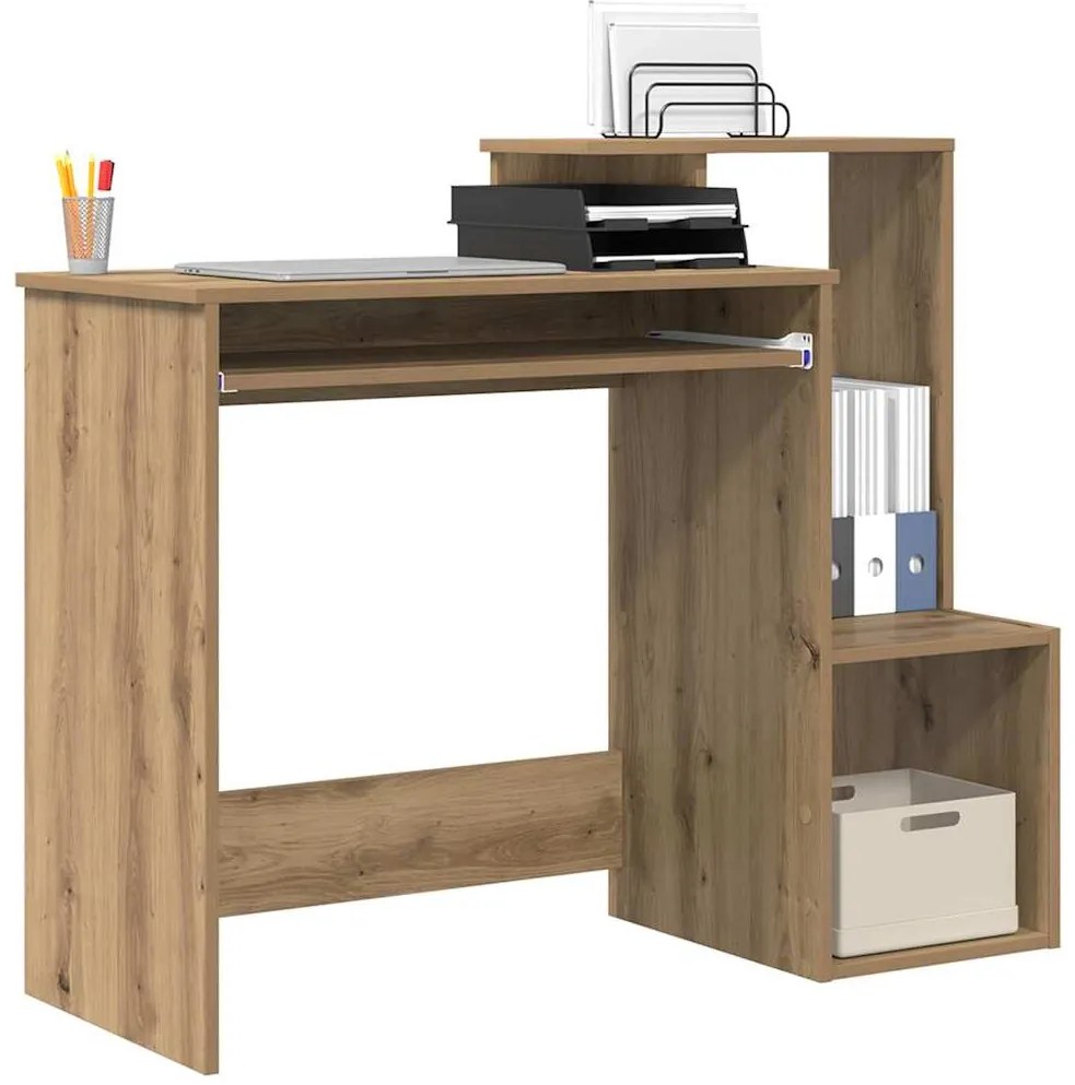Mesa de Computador em Carvalho Carvalho Artesanal