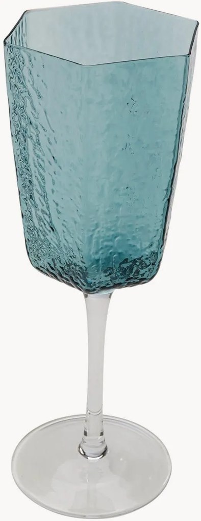 Copos de vinho tinto artesanais Cascata, conjunto de 4