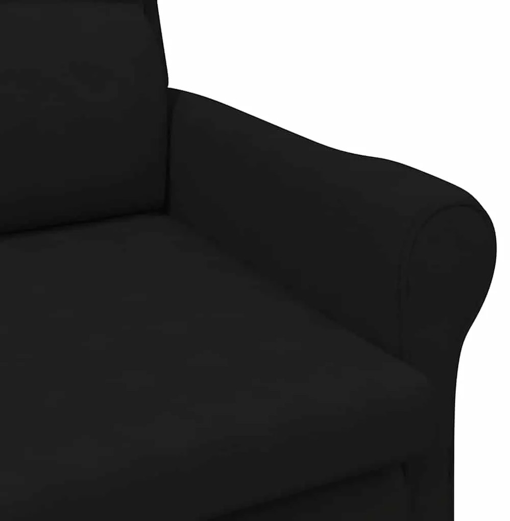 Cadeira Preta 52 cm em Microfibra