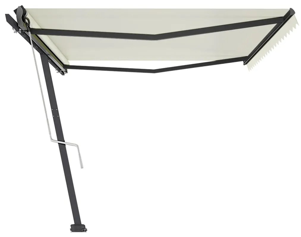 Toldo automático independente 500x350 cm cor creme