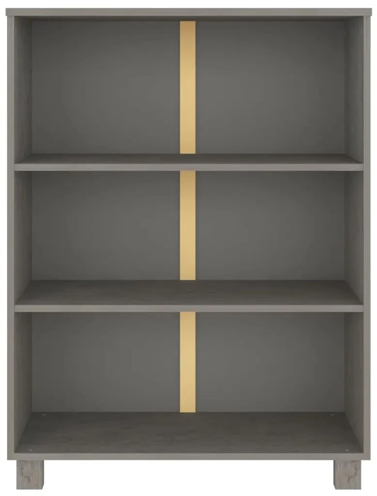Estante HAMAR 85x35x112 cm pinho maciço cinza-claro