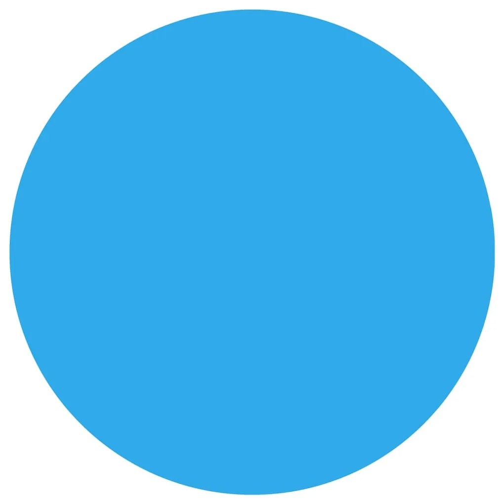 Película para piscina PE solar flutuante redondo 250 cm azul