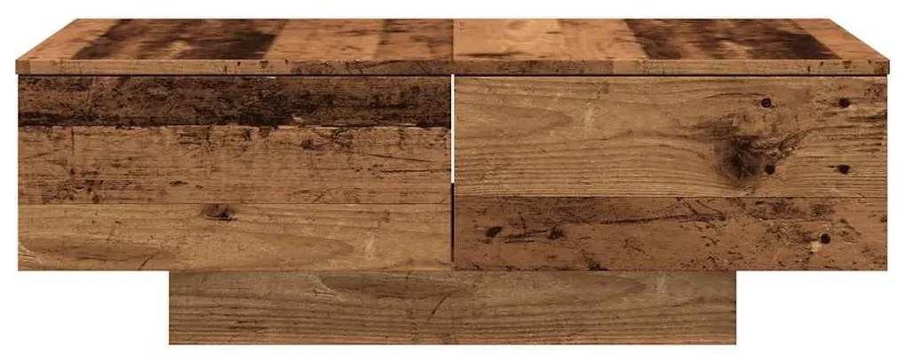 Mesa de centro 90x60x31 cm derivados de madeira madeira velha